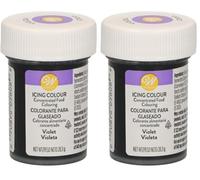 Wilton Colorante Alimenticio para Glaseado en Pasta, 28.3g, Color Violeta, 04-0-0034 (Paquete de 2)