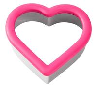 Wilton Comfort-Grip-Cortador de Galletas con Forma de corazón, Acero Inoxidable, Rosa, Taille Unique