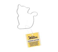 Wilton Cortador de galletas con forma de gato: cortador de galletas de acero inoxidable, juego para galletas, fondant y mucho más, 7 cm