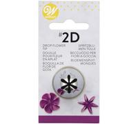 Wilton Decorating Tip Boquilla, #2D Dropflower Carded | Boquilla de Acero Inoxidable Reutilizable para Decorar Tartas y Cupcakes, Apta para Lavavajillas