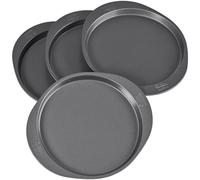 Wilton Easy Layers - Juego de 4 moldes para pasteles de 8 pulgadas de acero