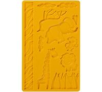 Wilton Fondant & Gum Paste Mould Molde de Silicona, Jungle Animals | Molde Flexible para Fondant, Mazapán y Pasta de Modelar, Ideal para Tartas, Cupcakes y Galletas con Motivos de Animales