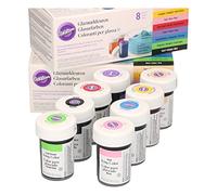 Wilton Icing Color Comestible Gel Colorante Alimentario Set de 8 colores, Rojo, Kosher