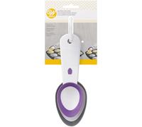 Wilton Juego de 2 cucharas para mezclar cupcakes, cucharas de masa para cupcakes y magdalenas estándar y mini aptos para lavavajillas, 2 unidades