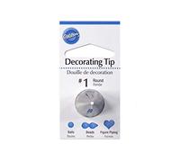 Wilton Boquilla para decoración, con Forma de Puntos Redondos, Plateado, Centimeters