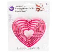 Wilton M128603 - Cortapastas Corazon 2304-115 6 Unidades