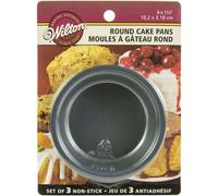 Wilton Mini Sartenes Redondos STD PlataSet de 3 Sartenes Redondos Antiadherentes Wilton de Acero