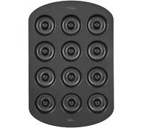 Wilton Molde para donuts (12 unidades, antiadherente, apto para lavavajillas, 35,2 x 23,5 cm)
