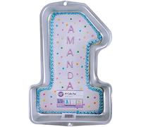 Wilton Molde para Tartas de Primer cumpleaños, Molde para Tartas 3D número uno para niños
