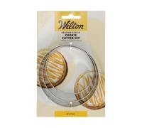 Wilton Nesting Cookie Cutter Circle: cortador de galletas de acero inoxidable, juego de cortadores para galletas, galletas, decoración de fondant y mucho más - Set/3