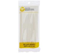 Wilton Pack de 35 palitos de piruleta, 15 cm, Blanco, Centimeters