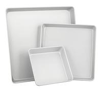 Wilton Performance - Set de moldes cuadrados, 3 unidades