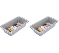Wilton Recipe Right - Molde Rectangular para Pan, 21,25 x 11,25 cm (Paquete de 2)