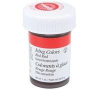 Wilton Red FOOD COLORING Concentrated Paste 1oz Icing/Cakes/Dough's (6-Pack)