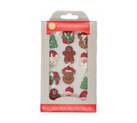Wilton Royal Icing Decorations Christmas Set / 12