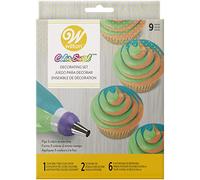 Wilton Color Swirl Set Decoración Adaptador Tricolor, Varios, Multicolor