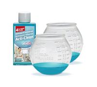 WIMEX Bolas Dosificadoras Ultra-Resistentes para Lavadora - Set con Dispensador de Detergente ActiClean 50ml - Dosificación Precisa, Plástico Duradero, 4 Lavados - Ropa Impecable, Eco-Friendly