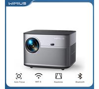 Wimius-proyector nativo 1080P Full HD, 25000 lúmenes, 4K, Compatible con WIFI 6, Bluetooth, autoenfoque, corrección Keystone wimius P64