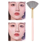 Wimnqie Brocha de maquillaje para resaltadores, brochas de maquillaje faciales | Brocha de maquillaje para fans - Sculpt Blush Tool, brocha de maquillaje con cerdas suaves para aplicar el maquillaje