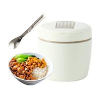 Wimnqie Contenedor De Comida Aislado,Con Cuchara y 1,2 L Acero Inoxidable al Vacío - Contenedor Isotérmico | Para Camping Playa Aire Libre Senderismo Escalada Viajes Trabajo Vacaciones Desplazamientos