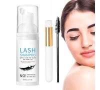 Wimpernreiniger Schäumend - 5.3 Inches Espuma Para Pestañas 60ml Limpieza | Desmaquillante Sùave Champú - Set De Pinceles Para Pestañas Limpias Y Saludables Rutina De Cuidado Eliminar Seguro Práctico