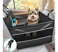 Wimypet Asiento del Coche de Seguridad para Perros, Bolsa de Transporte para Mascotas Gatos, Funda Coche Material Oxford Lavable Viaje 54Lx50Wx47H cm