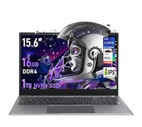 Win 11 Pro y MS Office 2019: computadora portátil de 15.6 pulgadas, FHD IPS, en tel 11ª generación Core i7-11375H (hasta 5.0GHz, 4C/8T), Iris Xe Graphics, 16G DDR4 RAM, lector de huellas