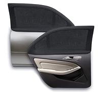 WIN.MAX Parasol de Coche, Parasol Coche Bebe, para Niños y Mascotas, Doble Tejido para Máxima Protección contra Rayos UVA, Fácil instalación, Pack de 2 Unidades (XL)