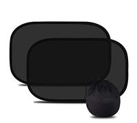 WIN.MAX Parasol de Coche,Parasol Coche Bebe,para Proteger del Sol a bebés y Mascotas,Coche Sun Shade,Parasoles Autoadhesivos,Bloqueo de Rayos UV Nocivos,Fácil instalación, Pack de 2 Unidades