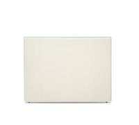 WIN REST Cabecero de Cama Duna Tapizado Lino Tela Antimanchas, Fibras Naturales, Tacto Fresco, Moderno y Elegante, Color Lino Blanco, Cabecero 130X120 cm (Cama 110/120)