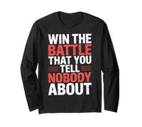 Win The Battle That You Tell Nobody About Motivación |- Manga Larga