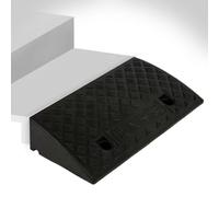 WInara Rampa de Borde de Altura de 7-19 cm, Rampa De Bordillo Portátil, rampa Antideslizante for Silla de Ruedas, callejón, Scooter, Coche, Bicicleta(Black,50x27x7cm)