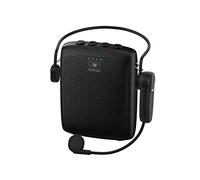 WinBridge Amplificador de Voz con Bluetooth, Kit de Altavoz Portátil y Micrófono, Altavoz con Micrófono Inalámbrico para Profesores, Guías Turísticos, Habla en Público e Instructores de Fitness, WB002
