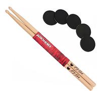 Wincent Randy Black Signature - Baquetas y almohadillas para tambor