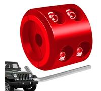 Winch Cable Hook Stopper - 6.2x4x4.9cm Rubber Guard, Synthetic Rope Protector, ATV Accessory | Safety Buffer Device For Towing Cable Hook Protection Offroad Recovery | Winch Stopper With I