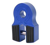 Winch Shackle Mount 30000Lbs, Universal Wireless Recovery Hook for ATV UTV SUV Pickup Truck, Flat Towing D Ring Mount with Iron Pin and Rubber Guard, Fits 3/4in 3/8in 1/2in 7/16in (Azul)