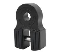 Winch Shackle Mount 30000Lbs, Universal Wireless Recovery Hook for ATV UTV SUV Pickup Truck, Flat Towing D Ring Mount with Iron Pin and Rubber Guard, Fits 3/4in 3/8in 1/2in 7/16in (Negra)