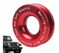 Winch Snatch Block, Portable Recovery Ring, ATV Winch Accessories, UTV Towing Ring, Heavy Duty Pulley, Aluminum Alloy Block, Snatch Block Pulley, Winch Recovery Kit, Rust-Proof Towing Block, Winch