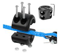 Winch Stopper, Replacement Hook Stop Block, Sturdy Car Modification Part, Heavy-Duty Offroad Accessories for Towing, Truck, Expedition, Trail, Ranch Use, 2.44x1.57x1.93 inches