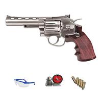 WINCHESTER .45 Revólver Special | Pack Pistola de Aire comprimido (CO2) Y balines de Plomo (perdigones) Cal. 4.5mm. Réplica Full Metal - Potencia menor a 3,5 Julios