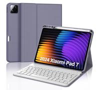 WINCHKING Funda con teclado para Xiaomi Pad 8/8 Pro 11,2", funda magnética extraíble teclado para Xiaomi Pad 7/8 11,2 pulgadas, teclado italiano QWERTY Layout, violeta