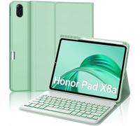 WINCHKING Teclado para Honor Pad X8a de 11 pulgadas - Carcasa teclado para Honor Pad X8a 11 pulgadas, retroiluminación de 7 colores, AZERTY
