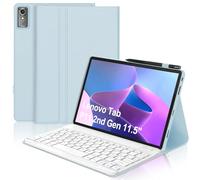 WINCHKING Teclado para Lenovo Tab P11 (2nd Gen), funda para 11,5" para Lenovo Tab 11(TB350FU/TB350XU 2022), disposición italiana, teclado delgado Bluetooth extraíble magnético, azul