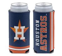 WinCraft MLB Houston Astros Slim Enfriador de latas, colores del equipo, talla única