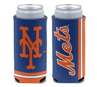 WinCraft MLB New York Mets - Enfriador de latas delgadas, colores del equipo, talla única