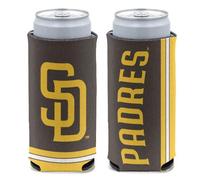 WinCraft MLB San Diego Padres - Enfriador de latas delgadas, colores del equipo, talla única