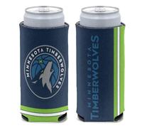 WinCraft NBA Minnesota Timberwolves - Enfriador de latas delgadas, colores del equipo, talla única