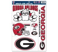 WinCraft NCAA University of Georgia 02912011 Multi Use Decal 11"""" x 17"""" Black