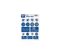 WinCraft NCAA University of Memphis Vinyl Sticker Sheet 5"""" x 7""""