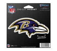 WinCraft NFL Baltimore Ravens Imán troquelado, 11,4 x 15,2 cm